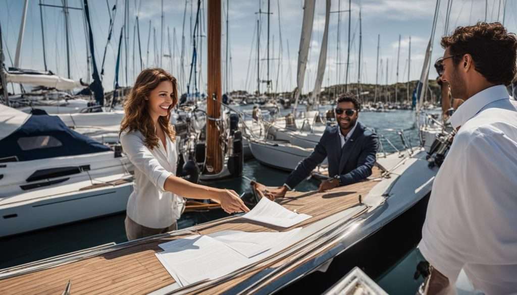 Samenwerken met een makelaar bij het kopen van een zeilboot